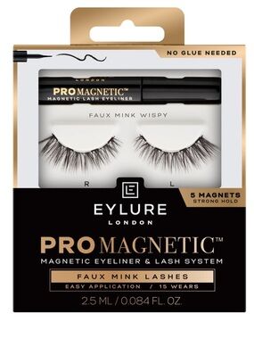 Eylure ProMagnetic Faux Mink Wispy Lashes & Magnetic Eyeliner - Black